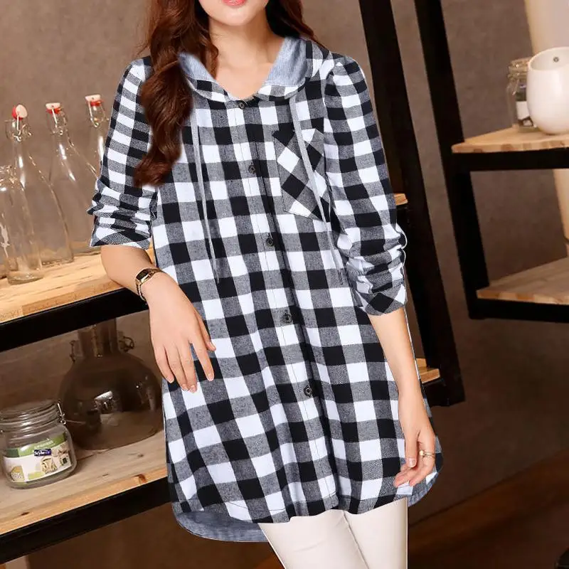 NFIVE бренд 2018 Женские клетчатые повседневные пальто новый зимний хлопковый свитер