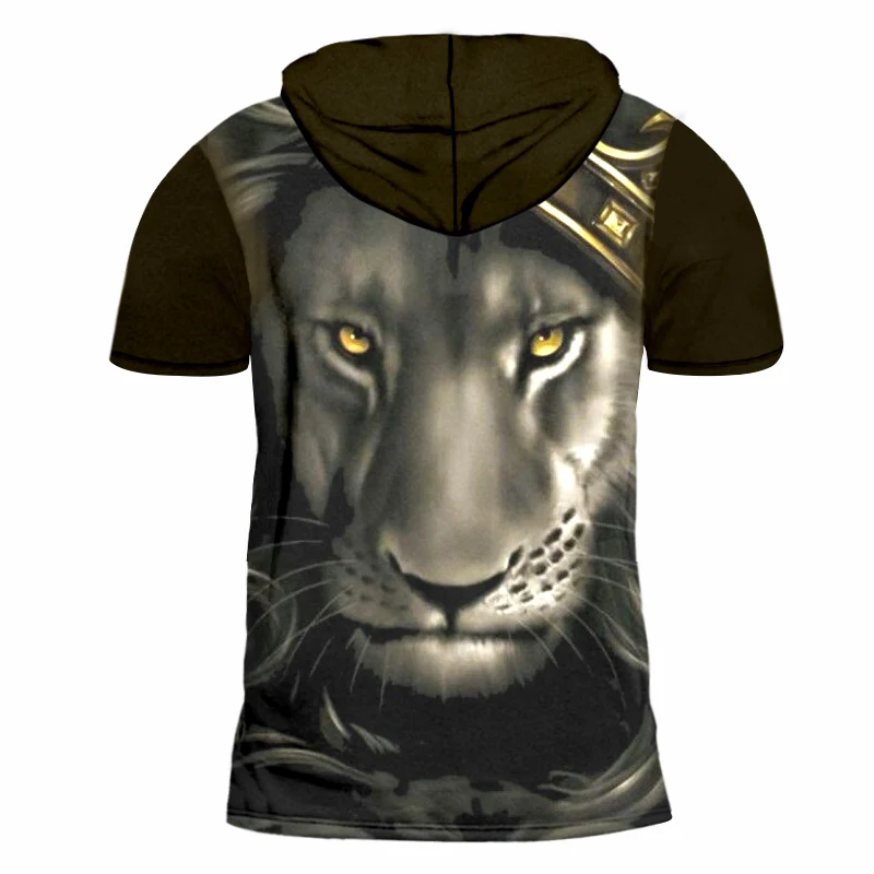 OGKB хип-хоп летняя футболка из плотной ткани с капюшоном для женщин и мужчин