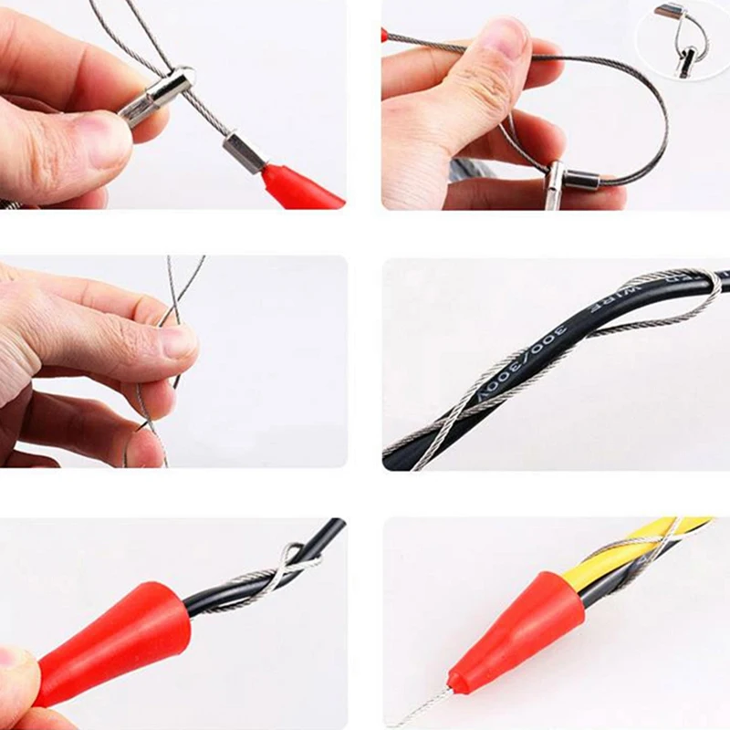HOT-Electrical Wire Threader Electrician Threading Device Cable Running Puller Lead Construction Tools Good toughness easy | Обустройство