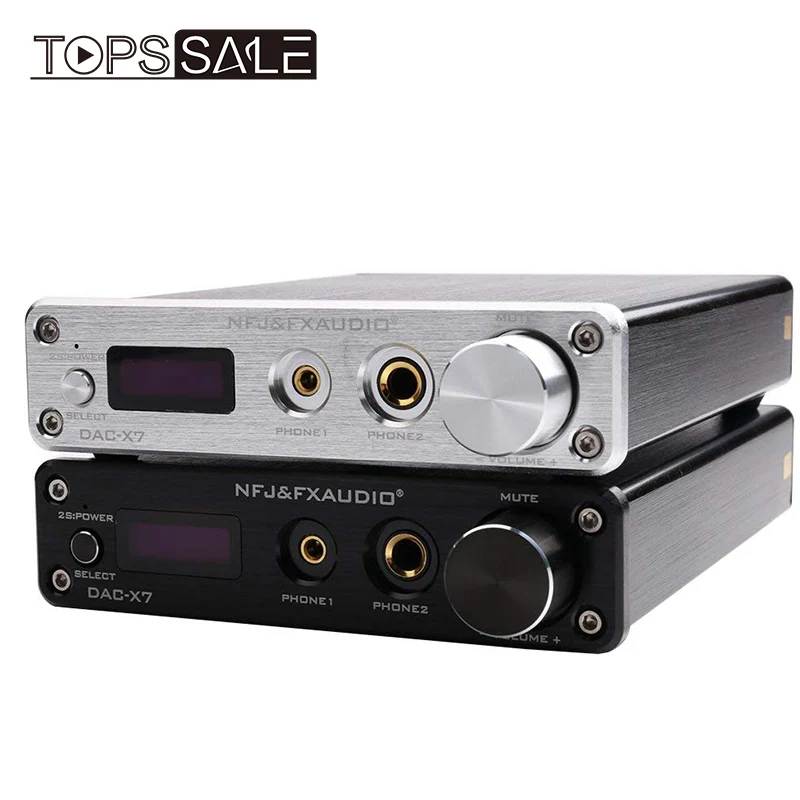 FX Audio DAC-X7 OPA2604 + TPA6120 DSD256 24 бит/192 кГц HiFi декодер USB усилитель для наушников |