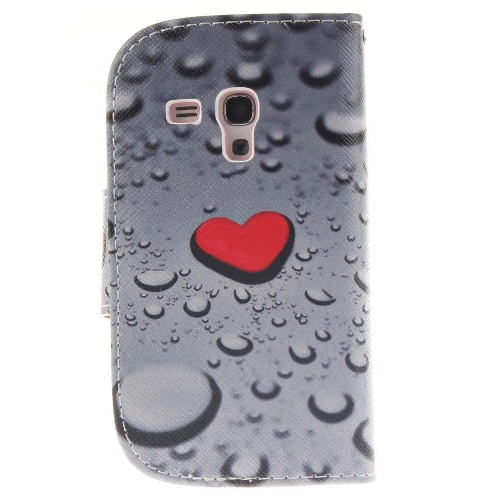 Fundas телефон кожаный чехол флип для Coque Samsung Galaxy S3mini i8190 Мода окрашен Крышка S3 мини