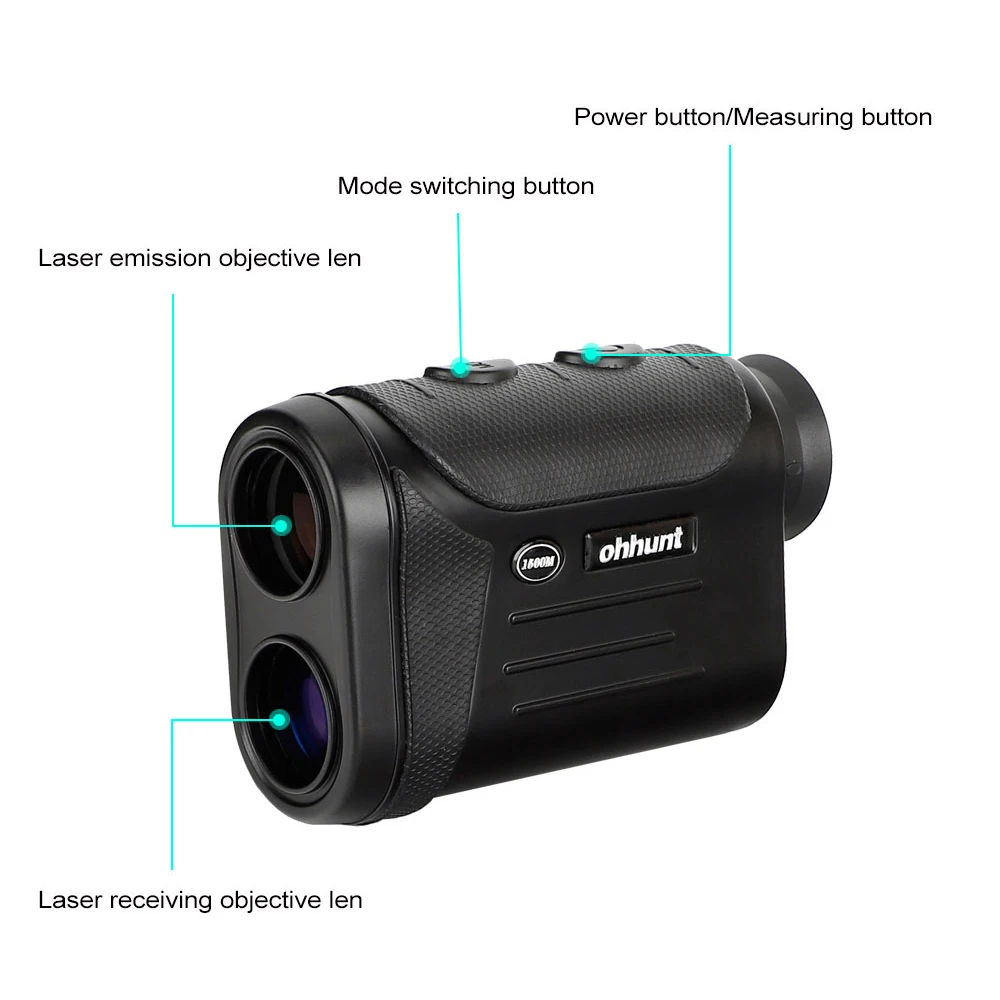 Многофункциональный лазерный дальномер ohhunt 8X 600 м 800 1500 охотничий монокулярный