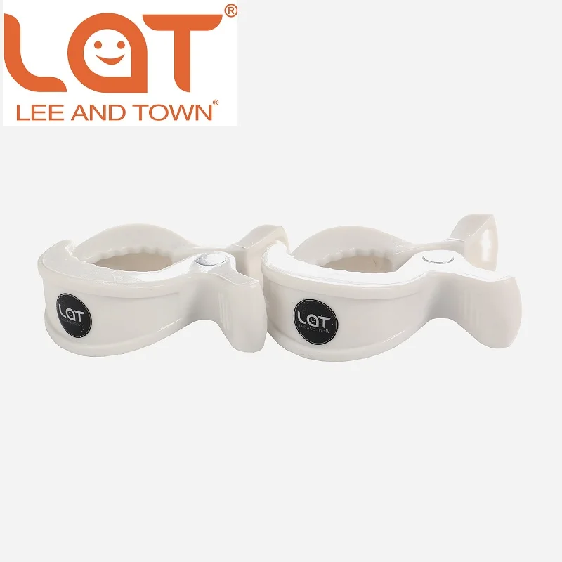 2pcs White clips Модное сиденье для детской коляски из хлопка, удобный мягкий коврик для детской коляски, подушка для детской коляски, аксессуары для детской коляски - Цвет: 2pcs White clips