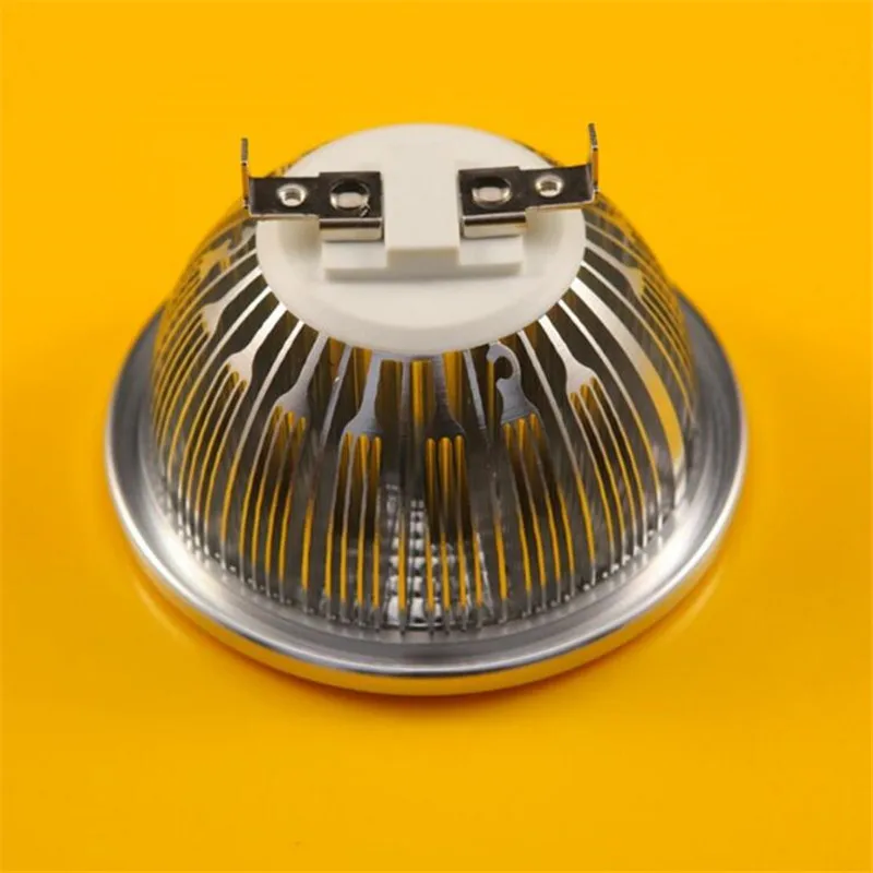 10 шт. высокое качество AR111 G53 Светодиодный прожектор 15 Вт COB ES111 QR111 Bridgelux GU10 12VDC AC85 265V