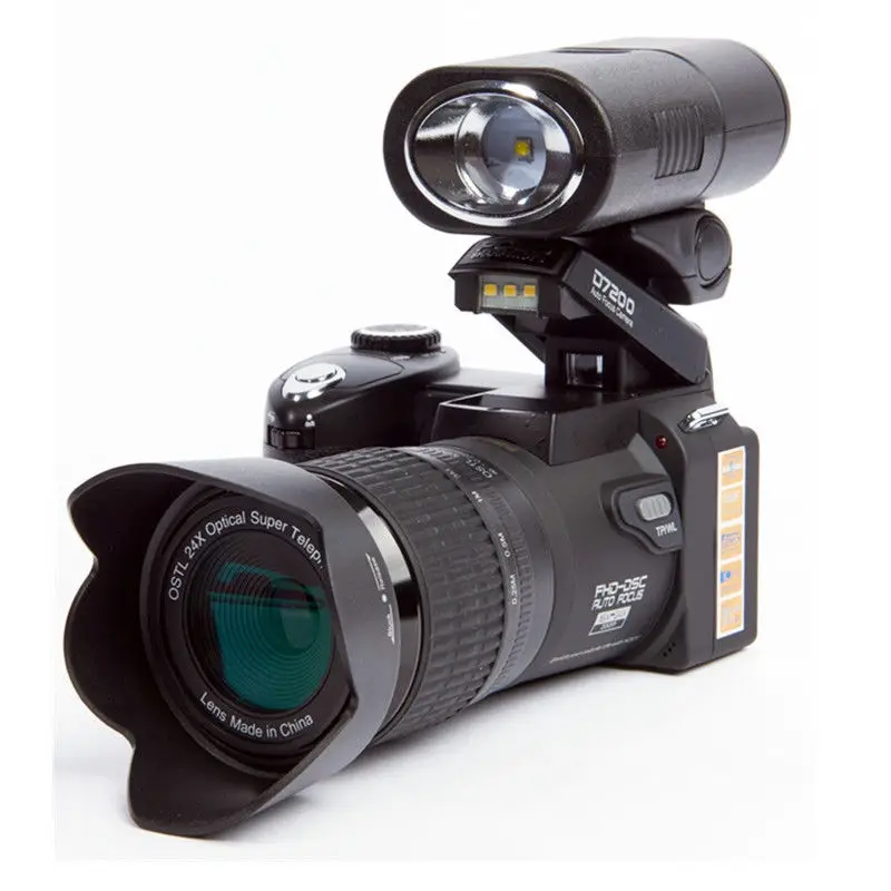 POLO D7200 цифровая камера 33MP автоматическая фокусировка профессиональная DSLR камера телеобъектив широкоугольный объектив Appareil фото сумка штатив