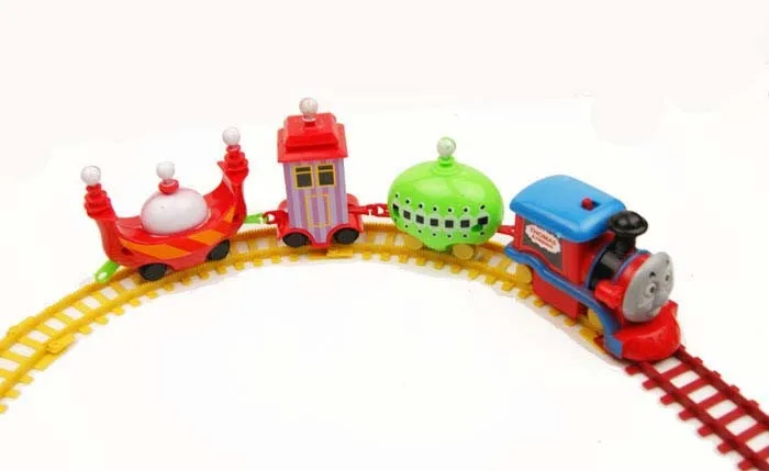 1 компл. паровозика Томаса Игрушечные лошадки Электрический железнодорожных