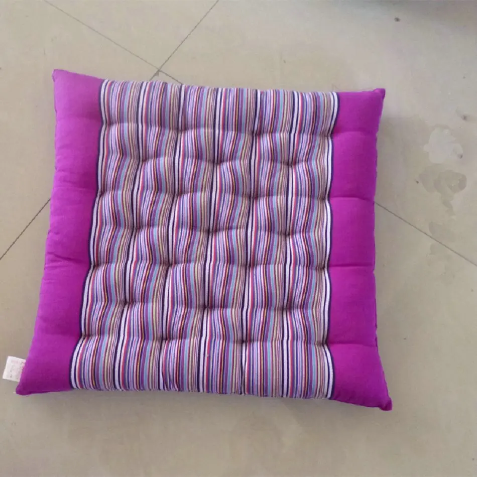 strip purple Модные хлопок Роскошные Подушка полосы печати круглые/квадратные подушки - Цвет: strip purple