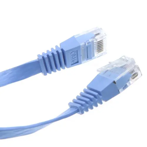 LIXF Hot sale5 metres CAT6 Ethernet Cable Lan Flat Network with RJ45 interface Blue | Обустройство дома