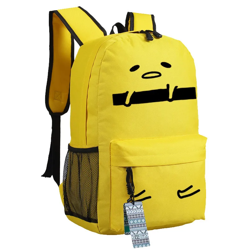 Gudetama ленивое яйцо Мультфильм Рюкзаки Рюкзак Школьная Сумка Дорожная сумка через плечо сумка для ноутбука подарок