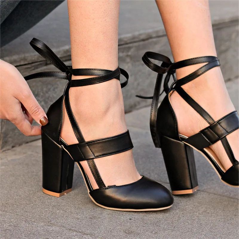 Туфли лодочки женские на высоком каблуке со шнуровкой|thin heels|heels blackwomen pumps |
