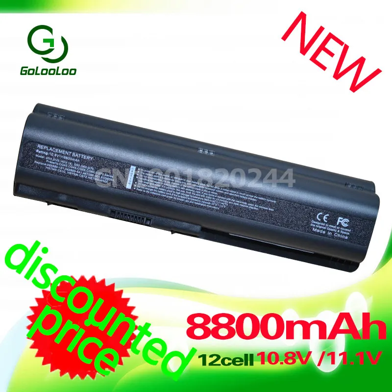 

Golooloo 8800MaH 11.1v battery for HP 462890-761 462891-141 462891-162 482186-003 484170-001 484170-002 484172-001 485041-001