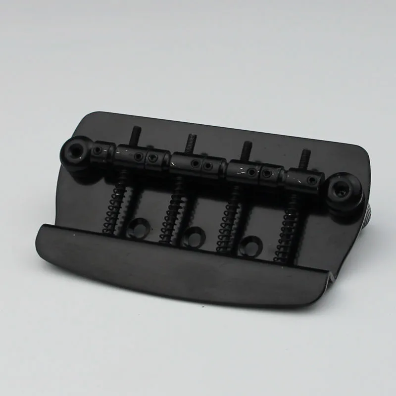 

New 4 String Hard Tail Fixed Bass Electric Guitar Bridge MMB-4 Black