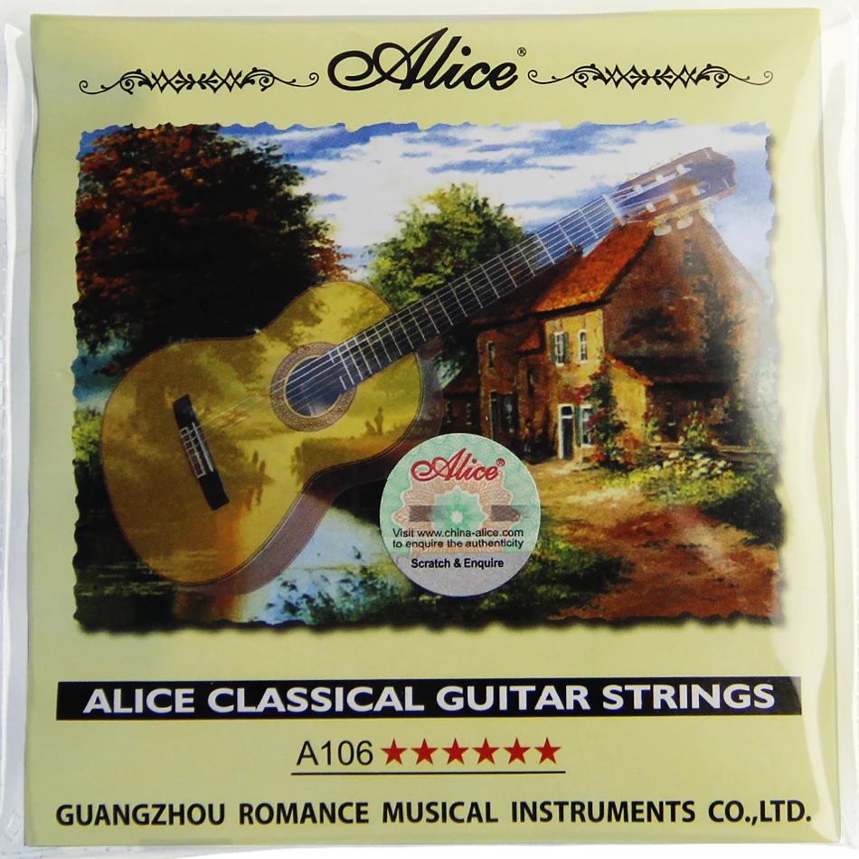 Новые Классические гитарные струны Alice A106 прозрачные нейлоновые струны|guitar string