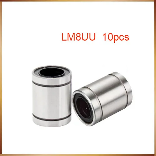 Lm8uu 10 шт./лот LM8UU 8 мм Линейный шарикоподшипник линейный подшипник Запчасти для 3D