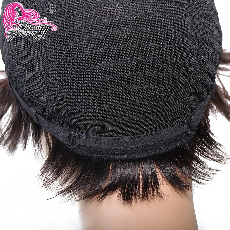Красота навсегда 13*3 короткие прямые Remy натуральные волосы парик с волосами