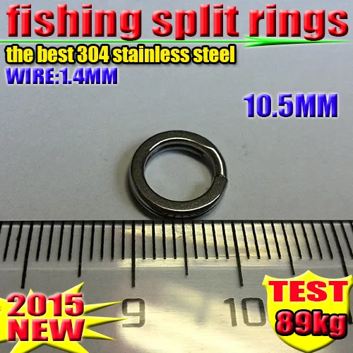 pure 304 stainless steel split rings high quality 0.9*7mm 500pcs+1.0*8mm 2000pcs+ 1.2*9mm 2000pcs+1.4*10.5mm 500pcs total5000pcs | Спорт и