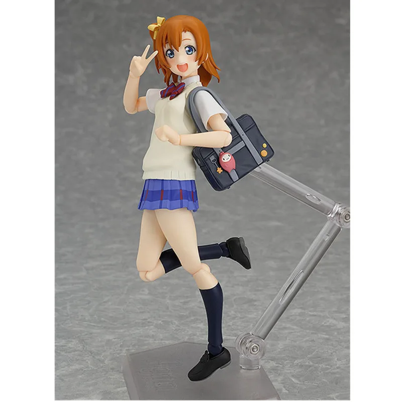 Японское аниме Love Live M FIGMA 253 Honoka Kousaka школьная одежда Фигурки игрушки фигурка ПВХ