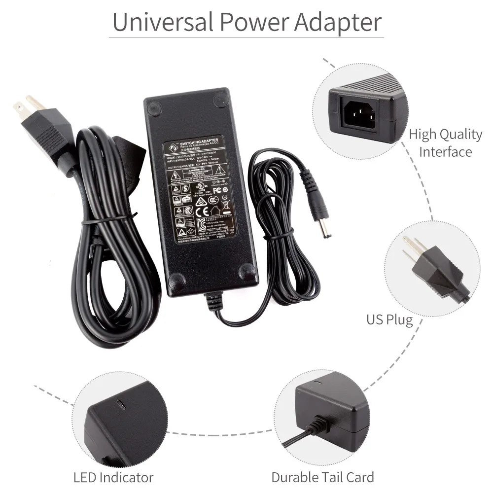 Feelworld DC 12 V 3A переключение Питание дома Мощность адаптер для 100 V-240 V AC 50/60Hz для Feelworld FW279S FW279 монитор