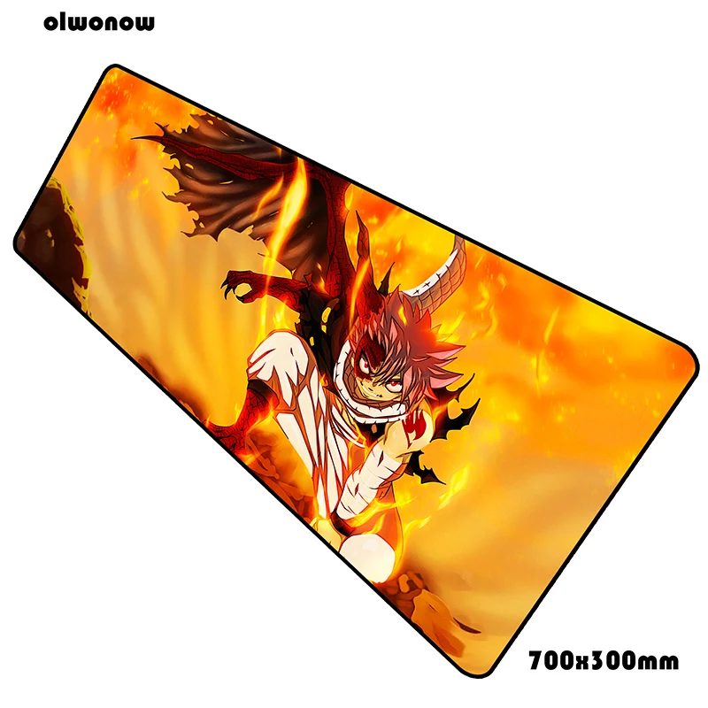 Size 700x300x2mm Сказочный Хвост коврик для мыши 70x30 см игровой коврик для мыши Аниме гелевый офисный коврик для ноутбука Настольный коврик под заказ padmouse games pc gamer коврики - Цвет: Size 700x300x2mm