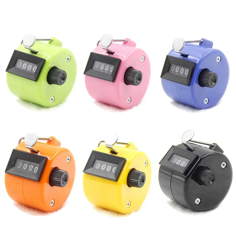 Tally Clicker meter 4 значный флейбер Ручной цифровой хромированный счетчик скидка 25%|tally