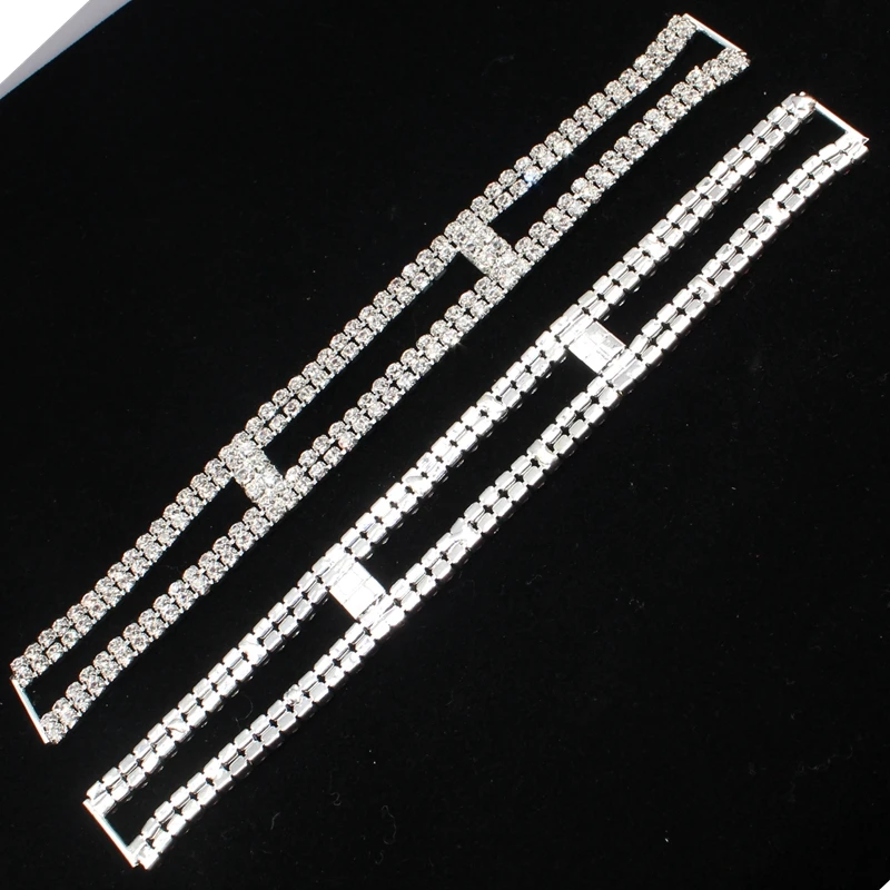 10 шт./лот купальник с соединителем бикини со стразами однотонная Пряжка класс A