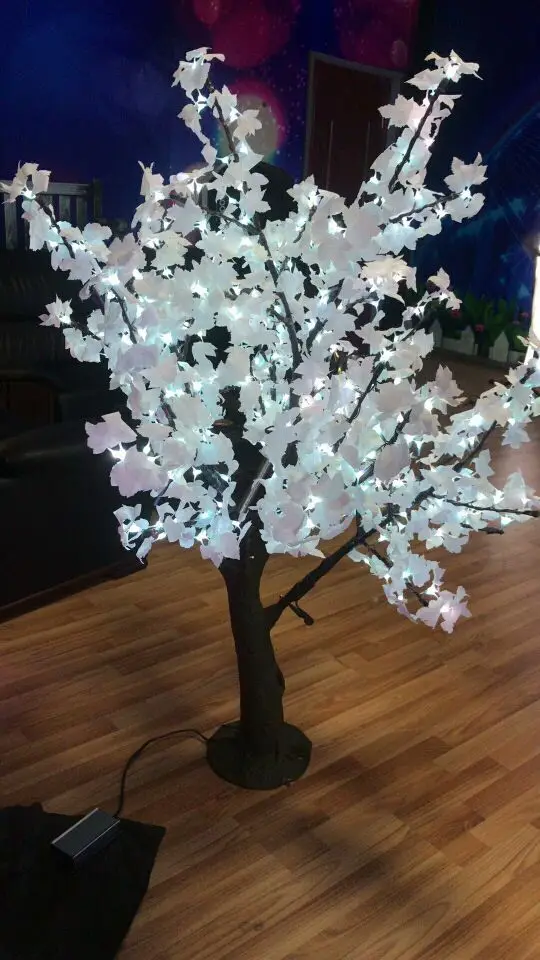 480 светодиодов 5 футов высота LED Кленовая елка Рождественская вечеринка праздник