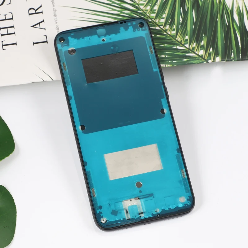 Redmi7 для Xiaomi Redmi 7 средняя пила рамы Корпус доска Поддержка LCD средняя панель сменная рамка Ремонт Запчасти - Цвет: Черный