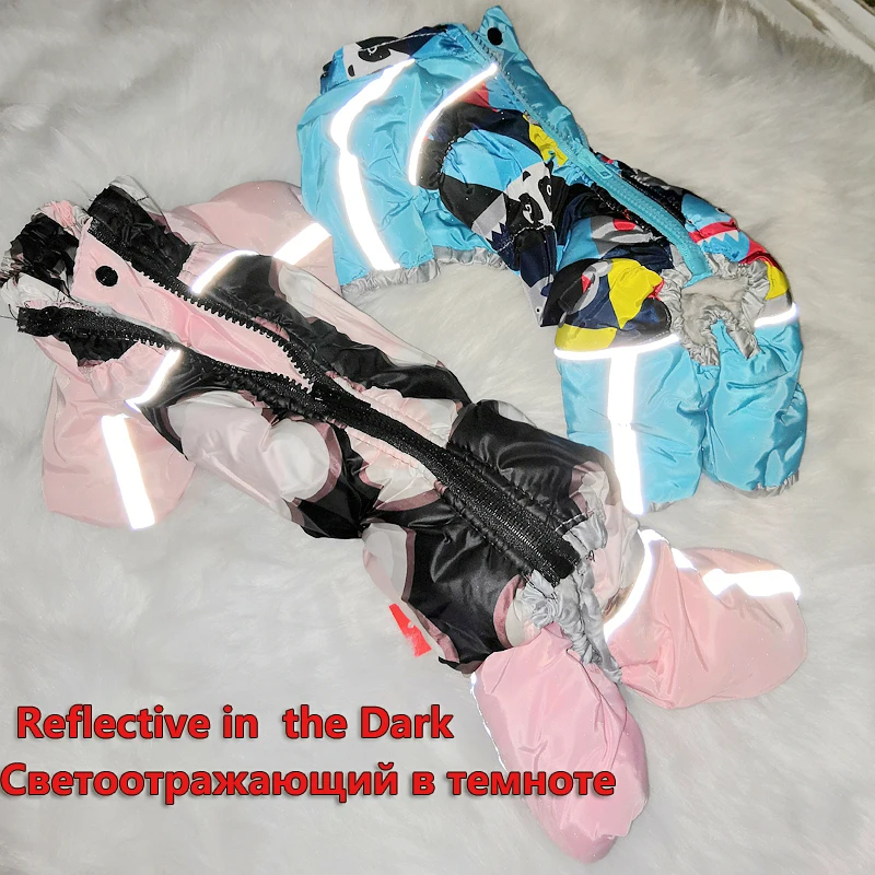 Зимняя одежда для мальчиков и девочек роскошный теплый пуховик маленьких собак