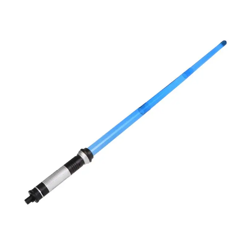 HBB 1PC New Telescopic Lightsaber Toys Flashing Sword Cosplay Luminous Music Star Laser Toy Swords Kids Toy Boys Gifts