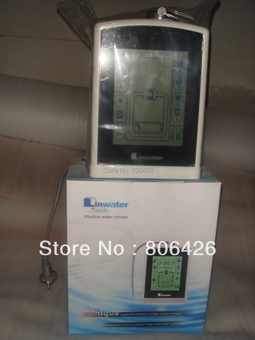 Бесплатная доставка ионизатор щелочной воды с сенсорным экраном/генератор