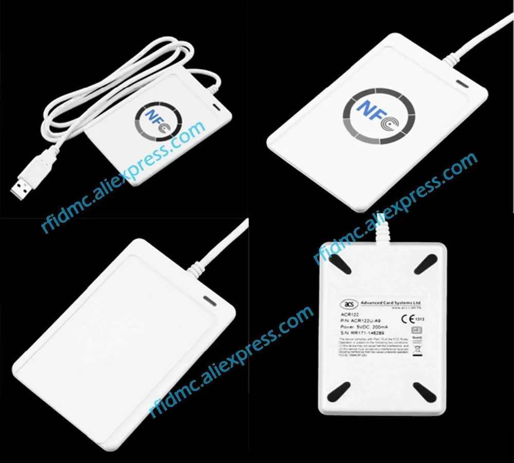 13 56 МГц NFC ACR122U считыватель записи RFID дубликатор + 5 шт. UID карта SDK MF 1K копия карты