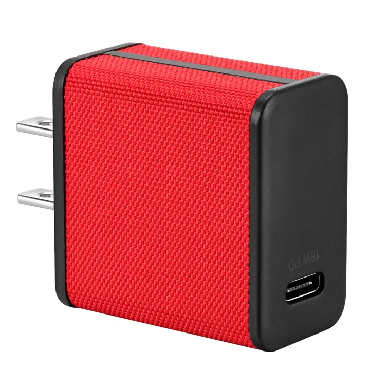 red HYASIA usb type C PD зарядное устройство 18 Вт для huawei P20 Быстрая зарядка мобильного телефона для iPhone 8 Xs Max PD адаптер+ samsung Galaxy S9 - Тип штекера: red
