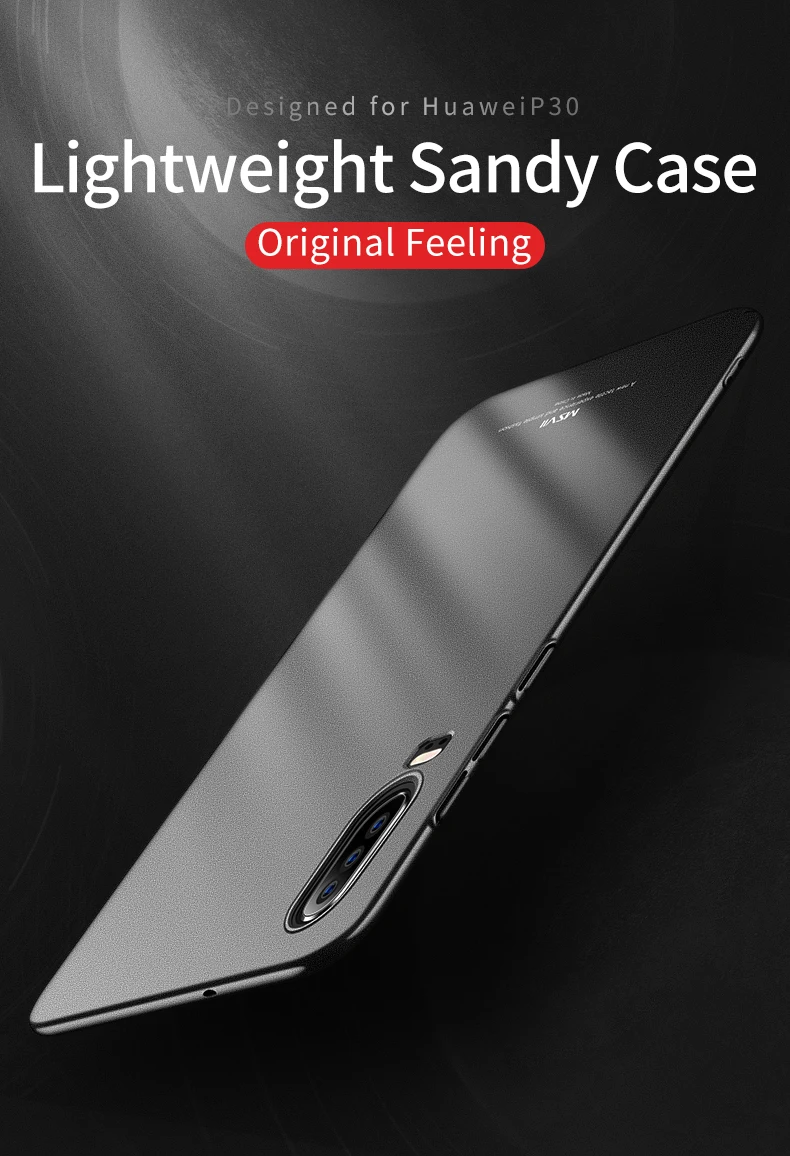 Huawei P30 Pro Чехол MSVII Жесткий Тонкий матовый Coque для huawei P30 случае P 30 Pro Lite автомобильный держатель чехол для huawei 30 облегченная Чехол