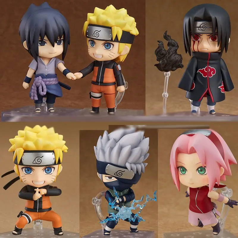 Nendoroid Наруто Shippuden Kurama кьюби Наруто 682 Саске 707 Учиха Итачи 820 Какаши 724 Харуно Сакура 833 игрушка фигурка