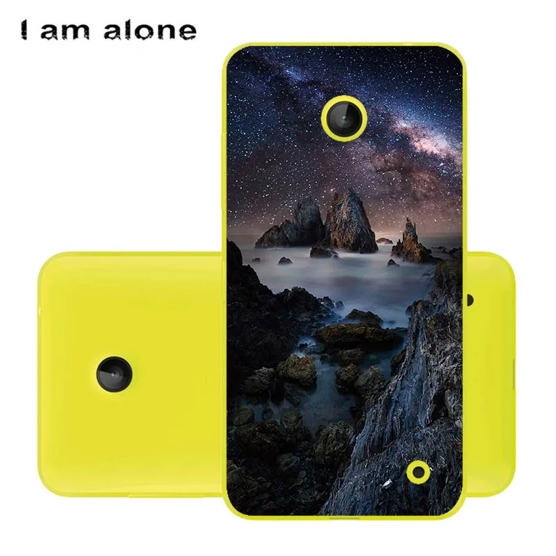 PC U30 Чехлы для телефонов I am alone для microsoft Nokia Lumia 630 4,5 дюйма, жесткий пластиковый мобильный Модный Цветной чехол для Nokia 630 - Цвет: PC U30