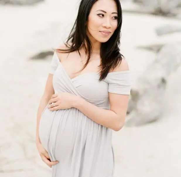 Платье для беременных платье фотосъемки макси женщин тканевая Пижама кружевная