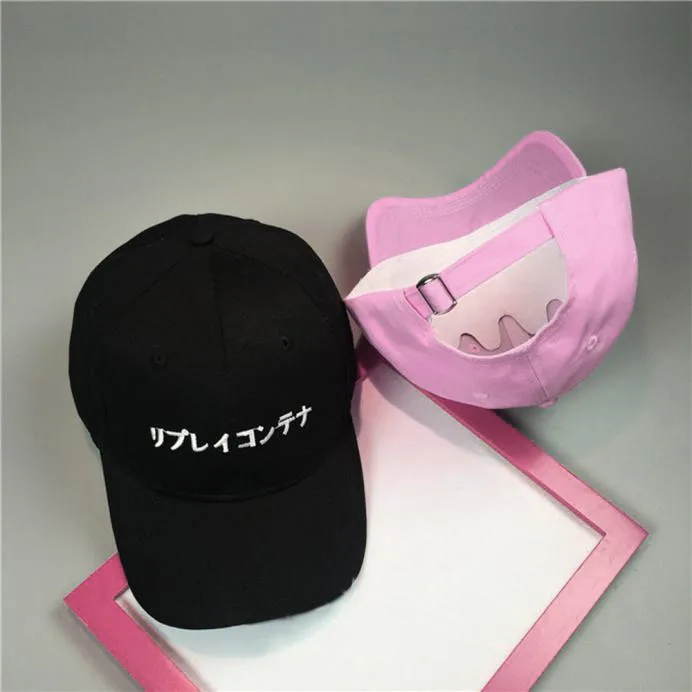 Модная кепка в японском стиле с буквенным принтом бейсбольная для мужчин летняя