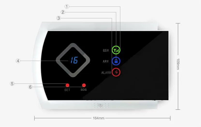 SmartYIBA беспроводная домашняя система охранной сигнализации с автоматическим