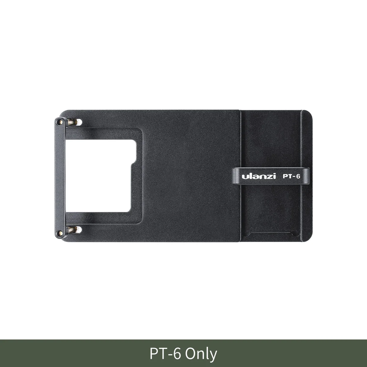 PT-6 Only Ulanzi PT-6 Gopro мобильный телефон стабилизатор микрофон адаптер пластина для Gopro 7 6 5 телефон Gimbal Mini Mi Smooth 4 Osmo Mobile 2 - Цвет: PT-6 Only