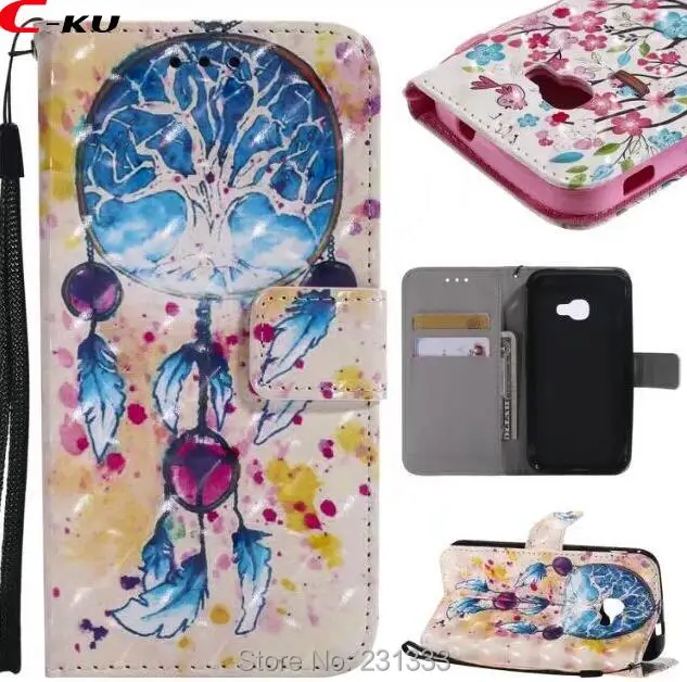 Кожаный чехол кошелек C ku 3D с блестящим цветком для Samsung Galaxy NOTE 8 S8 PLUS S5 Xcover 4 бабочка