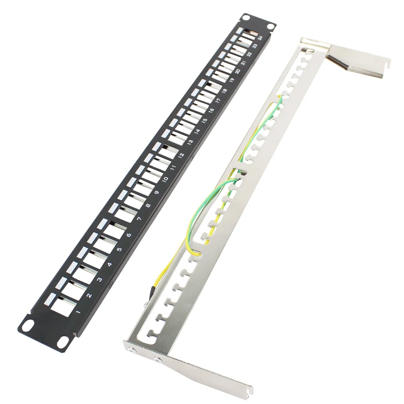 BELNET FTP 24 порта RJ45 пустая патч-панель 1U 19 ''полностью металлическая стойка для