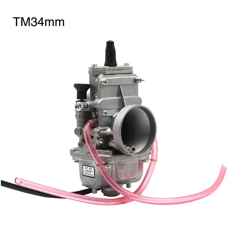 TM 34mm Alconstar-28 30 32 34 мм Mikuni TM28mm TM30mm TM32mm TM34mm карбюратор для мотоцикла скутер 2 т двигатель ATV внедорожный велосипед Quad - Цвет: TM 34mm