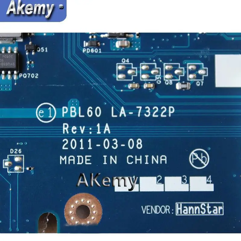 Amazoon X53B материнская плата для ноутбука ASUS X53B K53B X53BY X53BR K53BR K53BE Тесты оригинальная материнская плата PBL60 LA-7322P REV: 1A E450CPU