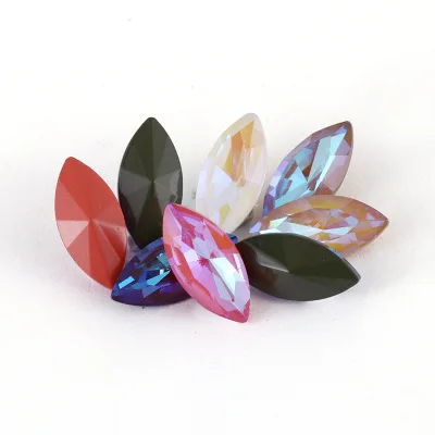 mix colors TopStone 7x15 мм 9x18 мм цвет мокко AB K9 кристалл конский глаз стразы стекло кристалл Pointback Navette причудливый Камень Смешанные цвета - Цвет: mix colors