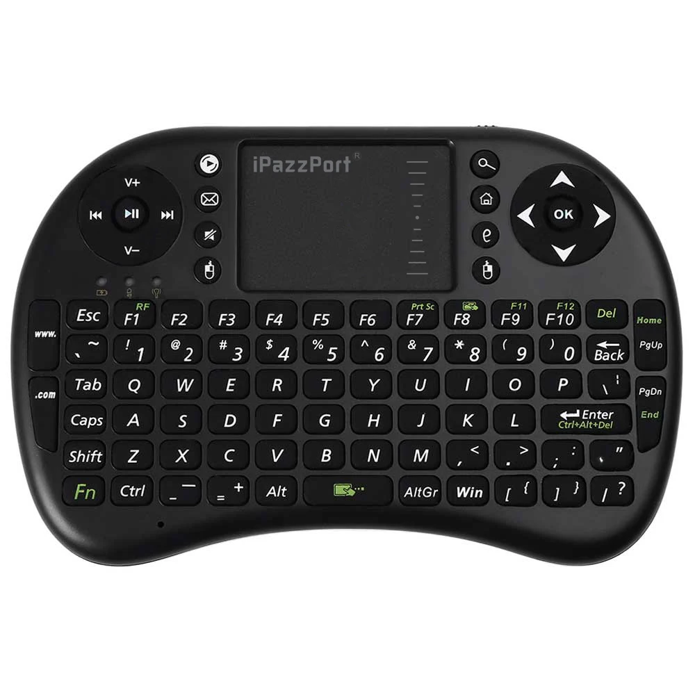Мини M2S 2 4 ГГц Высококачественная беспроводная QWERTY клавиатура сенсорная панель с