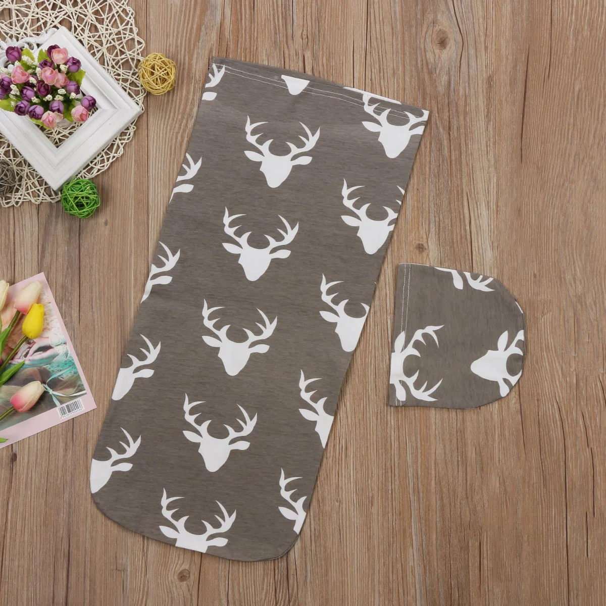 Одежда для младенцев детское одеяло пеленания хлопковое мягкое рождественское