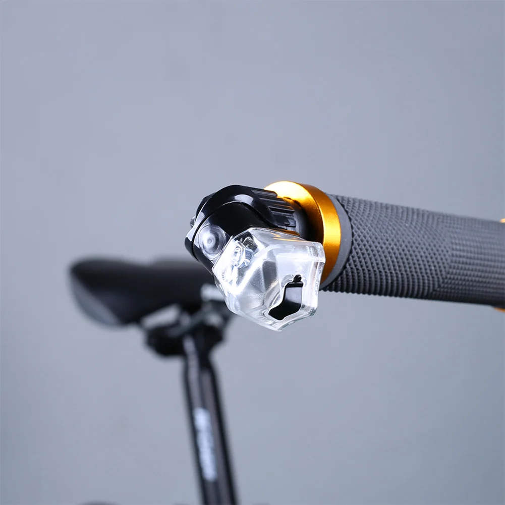 1 Pair Bike Handle Bar End Plug Light Cycling Safety Turn Signal LED Lamp USB Charging ED-shipping | Спорт и развлечения