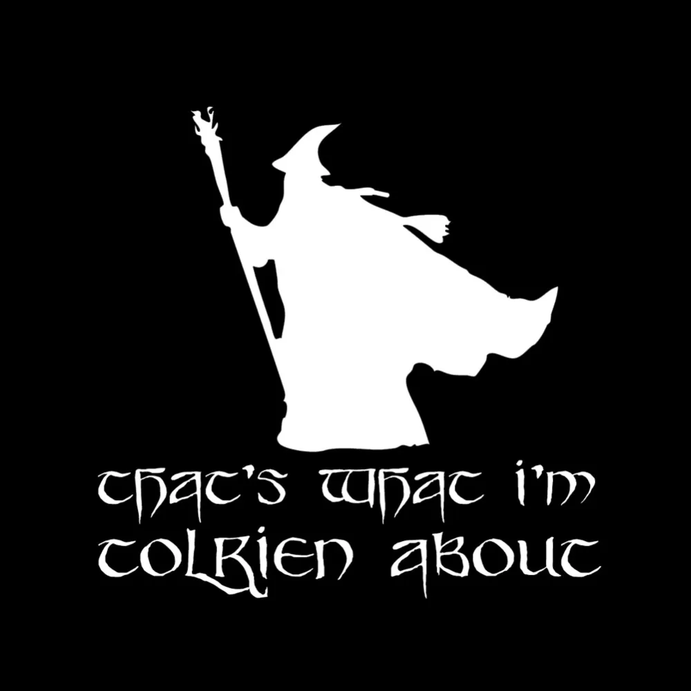 25*25 см это то что я Tolkein о цитате стикер водонепроницаемый мастер дизайн окна