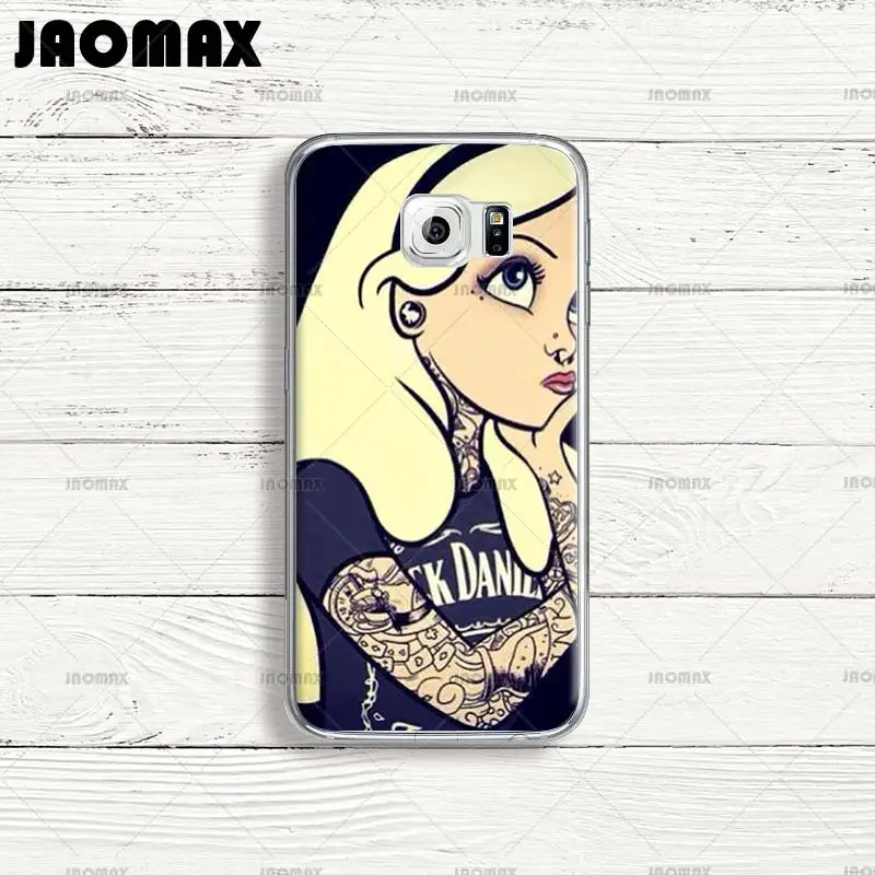 Чехол для телефона Smile Eye Comics с жирафом Samsung Galaxy S7 S6 S5 S4 S3 Edge S8 Plus силиконовая