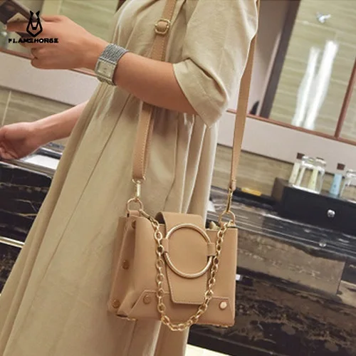 Khaki Женские Сумки из искусственной кожи, женские сумки известных брендов, женские кожаные сумки, женские сумки, дизайнерская сумка, винтажная сумка через плечо - Цвет: Khaki